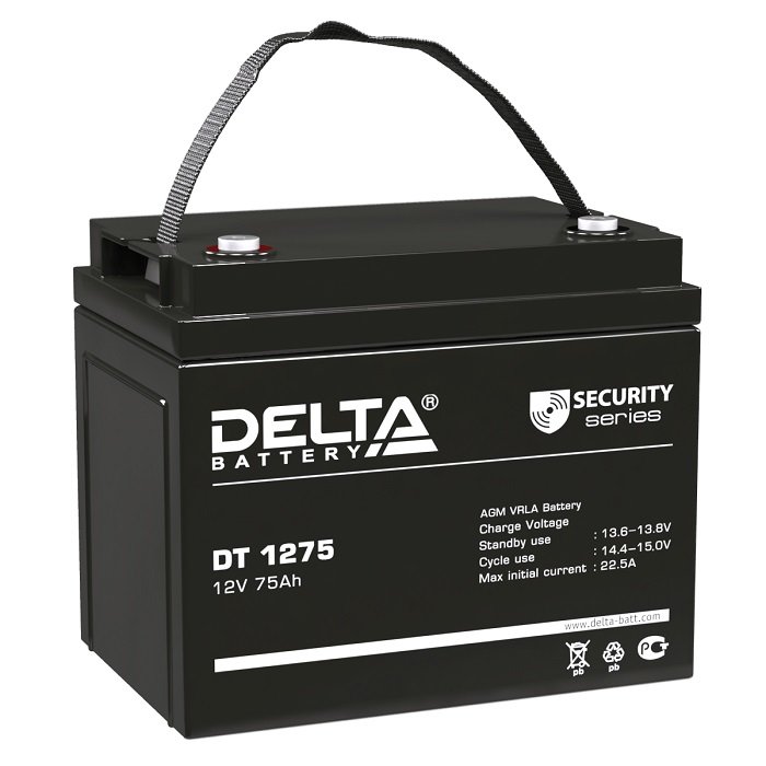 Свинцово-кислотный аккумулятор Delta DT 1275