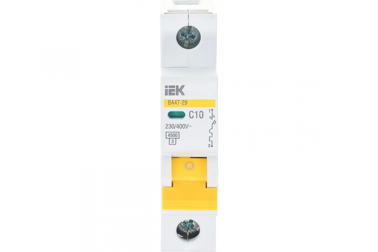 Автоматический выключатель IEK ВА 47-29 С10 400В
